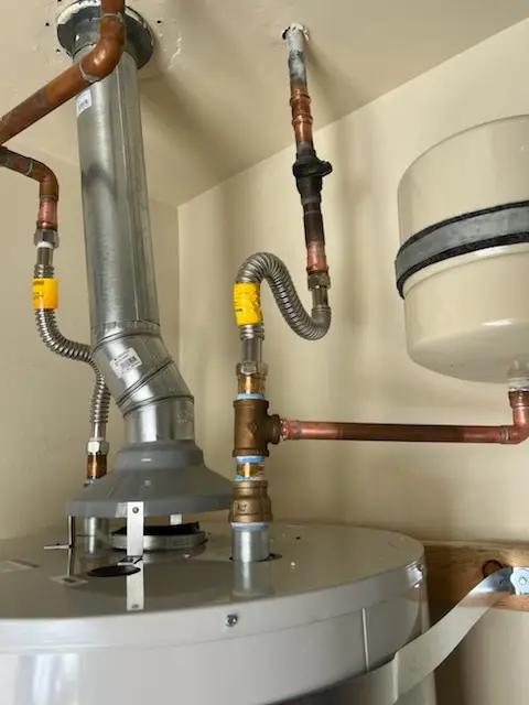 Water heater installation and plumbing repair in Orchard Place